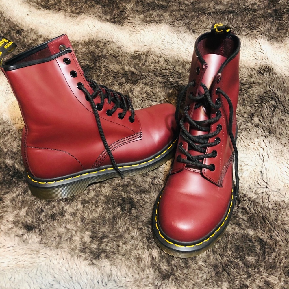 Dr. Martens Boots Cherry Red